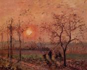 卡米耶 毕沙罗 : Sunset